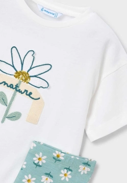 KOMPLET DZIEWCZĘCY T-SHIRT I LEGGINSY MAYORAL 3727