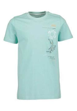 T-SHIRT CHŁOPIĘCY Z NADRUKIEM BLUE SEVEN 602826 X