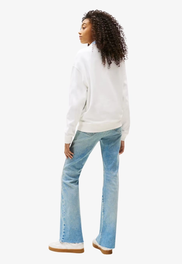 BLUZA DAMSKA Z KWIATOWYM MOTYWEM FLAGI TOMMY JEANS DW0DW20933