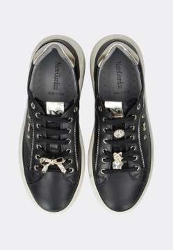 SNEAKERSY DAMSKIE NERO GIARDINI 1411621D