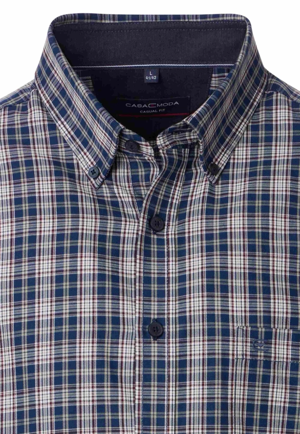 KOSZULA MĘSKA Z DŁUGIM RĘKAWEM W KRATĘ CASA MODA 454486200