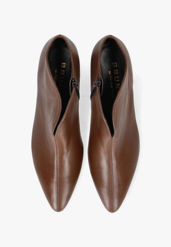 ELEGANCKIE BOTKI DAMSKIE BRUNATE 38368