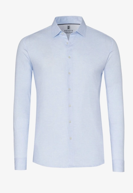 KOSZULA MĘSKA W PASKI Z DŁUGIM RĘKAWEM DESOTO 93128-3