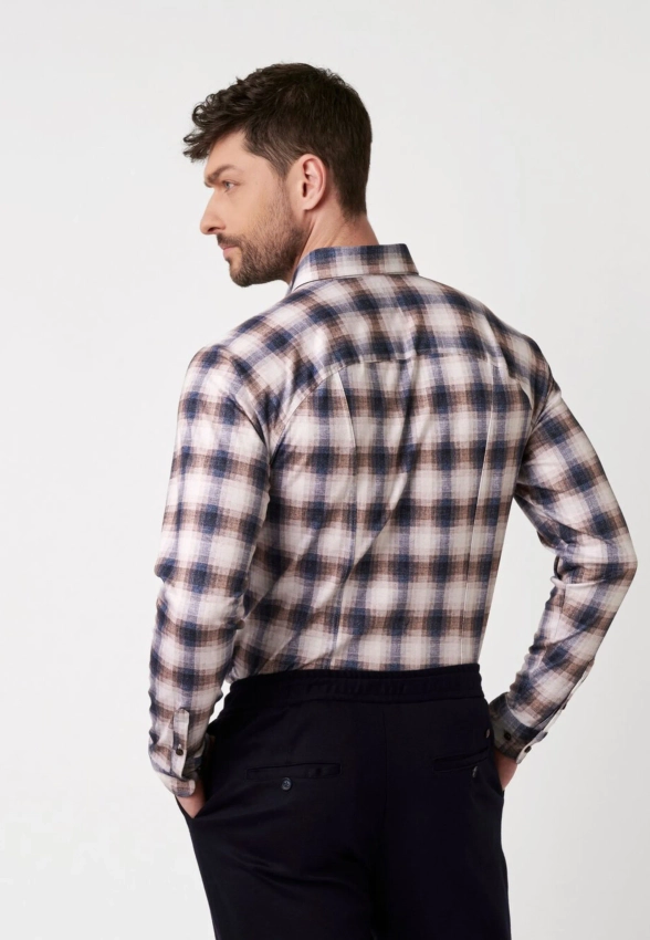 KOSZULA MĘSKA W KRATĘ DESOTO 88503-3