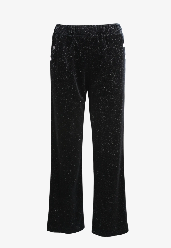 SPODNIE DAMSKIE Z BŁYSZCZĄCĄ NICIĄ MAIN & LAND NPC149398