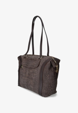 SKÓRZANA DUŻA TOREBKA BRUNO ROSSI N42