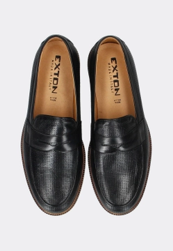 SKÓRZANE MOKASYNY MĘSKIE EXTON 8030