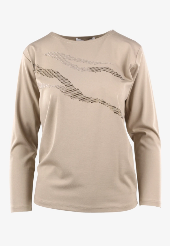 T-SHIRT DAMSKI Z DŁUGIM RĘKAWEM ZAPS ENNA