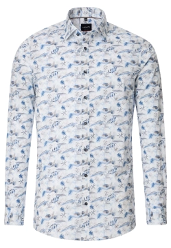 KOSZULA MĘSKA Z DŁUGIM RĘKAWEM BODY FIT VENTI CASAMODA 154413300