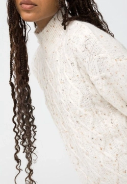 PÓŁGOLF DAMSKI Z WARKOCZOWYM SPLOTEM TIFFOSI 10061634