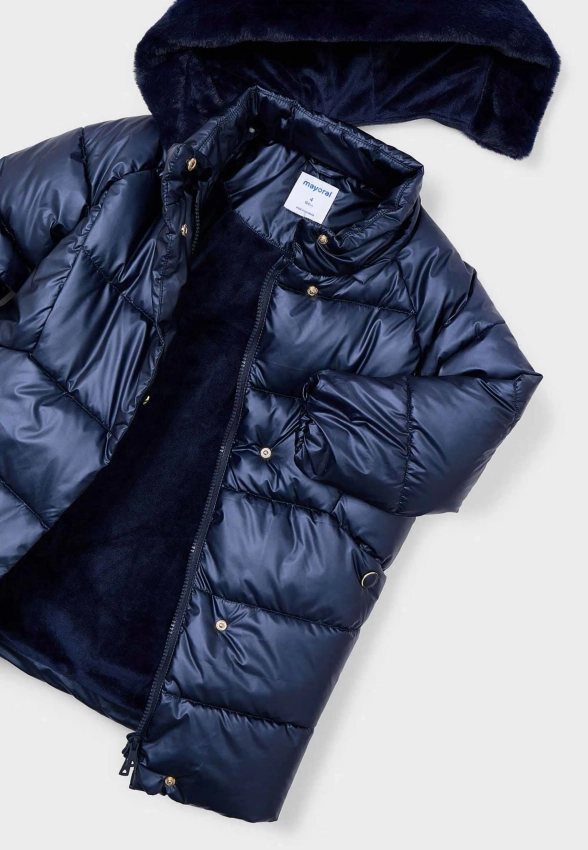 DŁUGA KURTKA DZIEWCZĘCA MAYORAL 4447