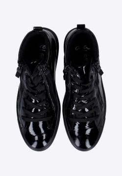 TRZEWIKI DAMSKIE ZE SKÓRY LAKIEROWANEJ ZAPINANE NA ZAMEK ARA 12-27404-04