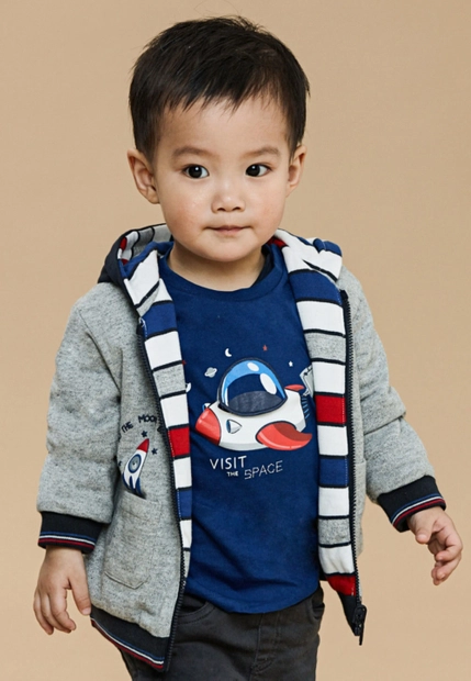 T-SHIRT NIEMOWLĘCY Z DŁUGIM RĘKAWEM MAYORAL 2014