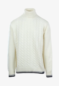 WEŁNIANY GOLF MĘSKI Z WARKOCZOWYM SPLOTEM NORTH SAILS 699198