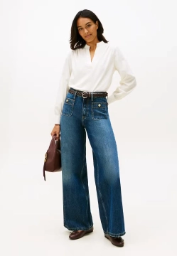 SPODNIE DAMSKIE JEANS 70'S WINDE LANG TOMMY HILFIGER WW0WW49387