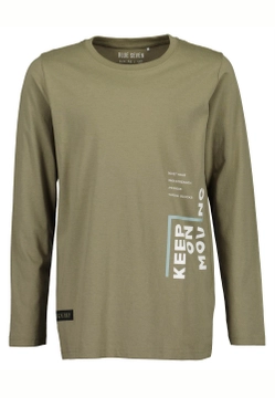 T-SHIRT CHŁOPIĘCY Z DŁUGIM RĘKAWEM BLUE SEVEN 651678 X