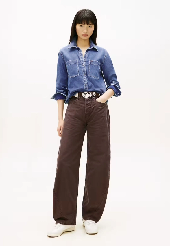 KOSZULA DAMSKA JEANSOWA TOMMY JEANS DW0DW22007