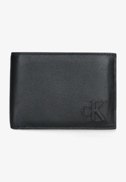 SKÓRZANY PORTFEL MĘSKI SKŁADANY NA PÓŁ RFID CALVIN KLEIN LV04D1141GC