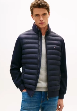 BLUZA MĘSKA Z PIKOWANY PRZODEM TOMMY HILFIGER MW0MW41329