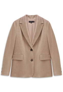 MARYNARKA DAMSKA Z WZOREM W JODEŁKĘ Z DOMIESZKĄ WEŁNY I WIZKOZY BUGATTI W4144 84765