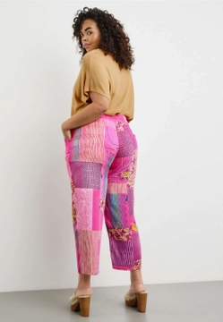 SPODNIE 3/4 Z SZEROKIMI NOGAWKAMI SAMOON 220045-21062