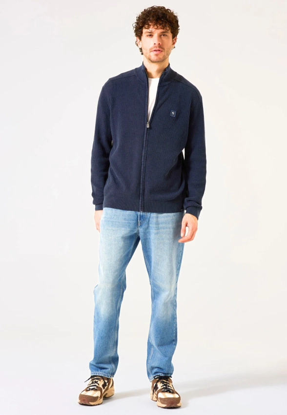 SWETER MĘSKI ZAPINANY NA ZAMEK GARCIA JEANS I51247