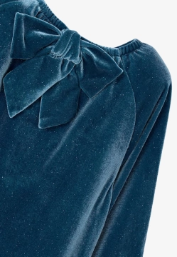 AKSAMITNA SUKIENKA DZIEWCZĘCA Z POŁYSKIEM MAYORAL 4923