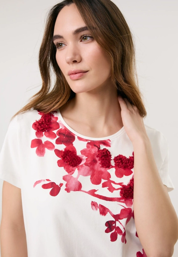T-SHIRT DAMSKI TAIFUN 771348-16203