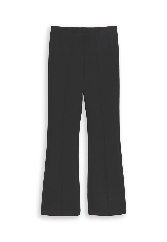 SPODNIE DAMSKIE O ROZSZERZONYM KROJU Z PRZESZYCIEM Z PRZODU TOM TAILOR 1049462