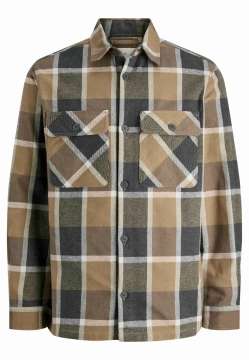 KOSZULA MĘSKA Z DŁUGIM RĘKAWEM W KRATĘ  JACK & JONES 12286804