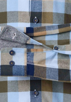 KOSZULA MĘSKA Z DŁUGIM RĘKAWEM W KRATĘ REDMOND 252115111