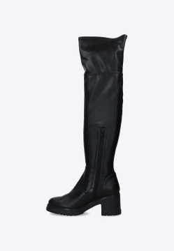 WYSOKIE, SKÓRZANE KOZAKI WONDERS H-4424