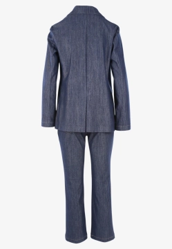 SPODNIE DAMSKIE Z JERSEYU O WYGLĄDZIE JEANSU  PENNYBLACK DUELLO