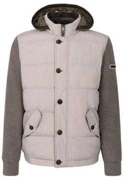 KURTKA MĘSKA Z DZIANINOWYMI RĘKAWAMI BUGATTI 7600 65559B