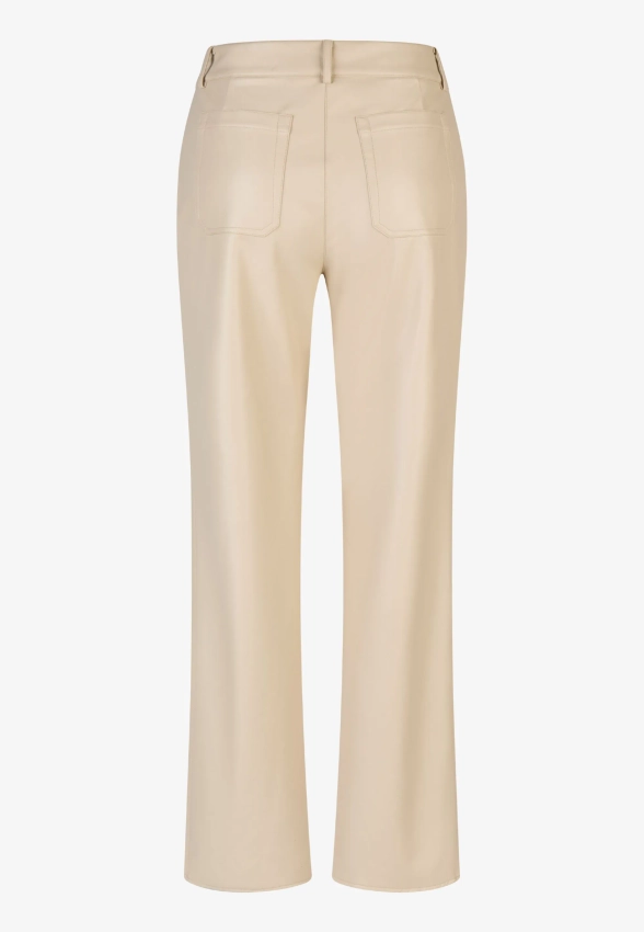 SPODNIE DAMSKIE ZE SKÓRY EKOLOGICZNEJ BARBARA LEBEK 37810052