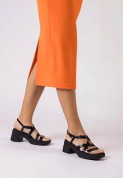 SKÓRZANE SANDAŁY DAMSKIE WONDERS D-1013