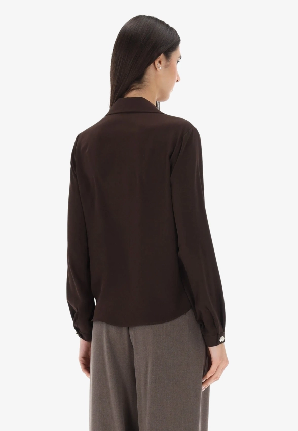 BLUZKA DAMSKA ZE ZŁOTYMI GUZIKAMI TU PER TU Y1190 N18