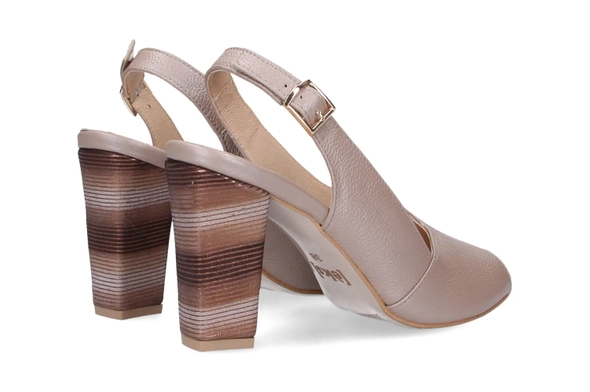 Sandały na obcasie EKS 1701