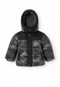 KURTKA CHŁOPIĘCA Z ODPINANYM KAPTUREM BOBOLI 345114