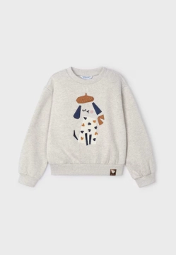 BLUZA DZIEWCZĘCA Z APLIKACJĄ MAYORAL 4479