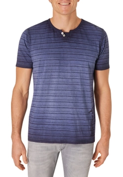 T-SHIRT MĘSKI W PASKI PIONIEER P1 60093 2000