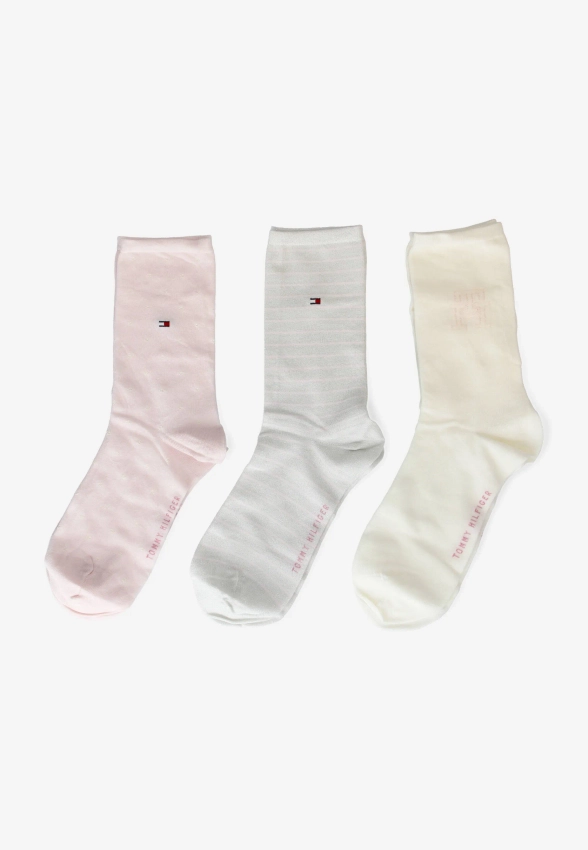 SKARPETY DAMSKIE 3 PARY W PUDEŁKU PRODUCENTA TOMMY HILFIGER 701236464C
