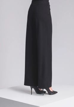 ELEGANCKIE SPODNIE DAMSKIE OZDOBIONE GUZIKAMI CHIARA DALBA 81038