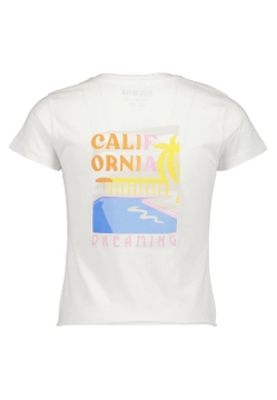 T-SHIRT DZIEWCZĘCY Z NADRUKIEM BLUE SEVEN 502759 X