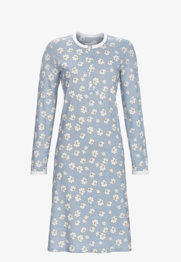 KOSZULA NOCNA Z DŁUGIM RĘKAWEM W KWIATOWY WZÓR RINGELLA 5511033