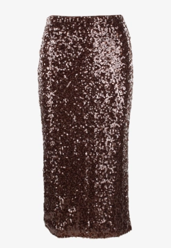 OŁÓWKOWA SPÓDNICA DAMSKA Z CEKIMANI PENNYBLACK EPOCA