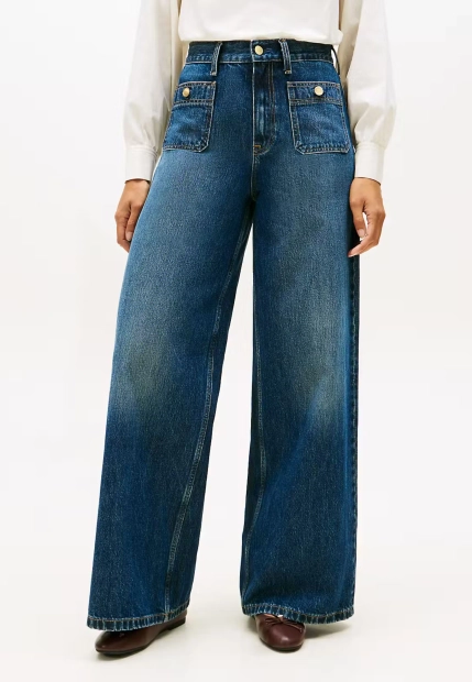 SPODNIE DAMSKIE JEANS 70'S WINDE LANG TOMMY HILFIGER WW0WW49387