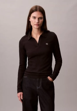 POLO DAMSKIE Z DŁUGIM RĘKAWEM CALVIN KLEIN LV047E203G