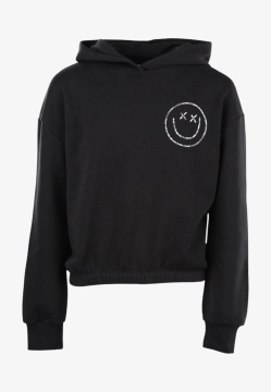 BLUZA DZIEWCZĘCA Z KAPTUREM I NADRUKIEM NA PLECACH ONLY 1535805