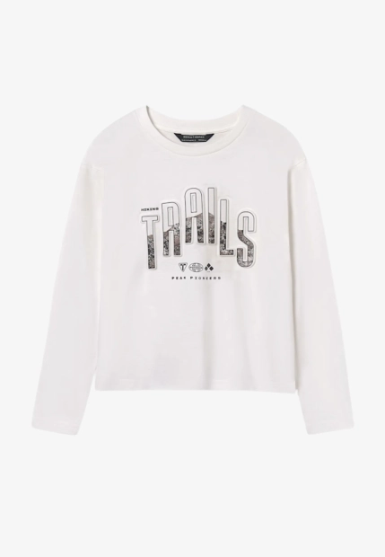 T-SHIRT CHŁOPIĘCY Z WYPUKŁYM NADRUKIEM MAYORAL 7007